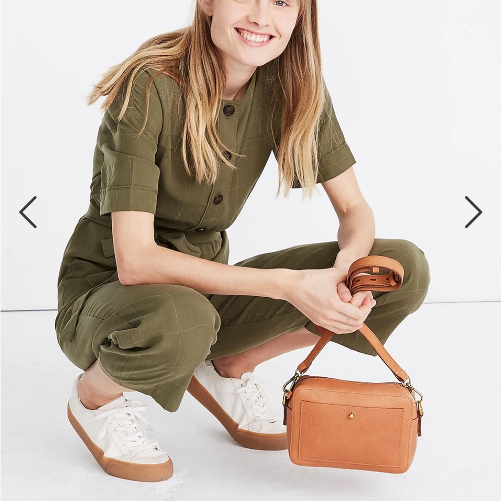 Madewell the Transport Camera bag, English Saddle color